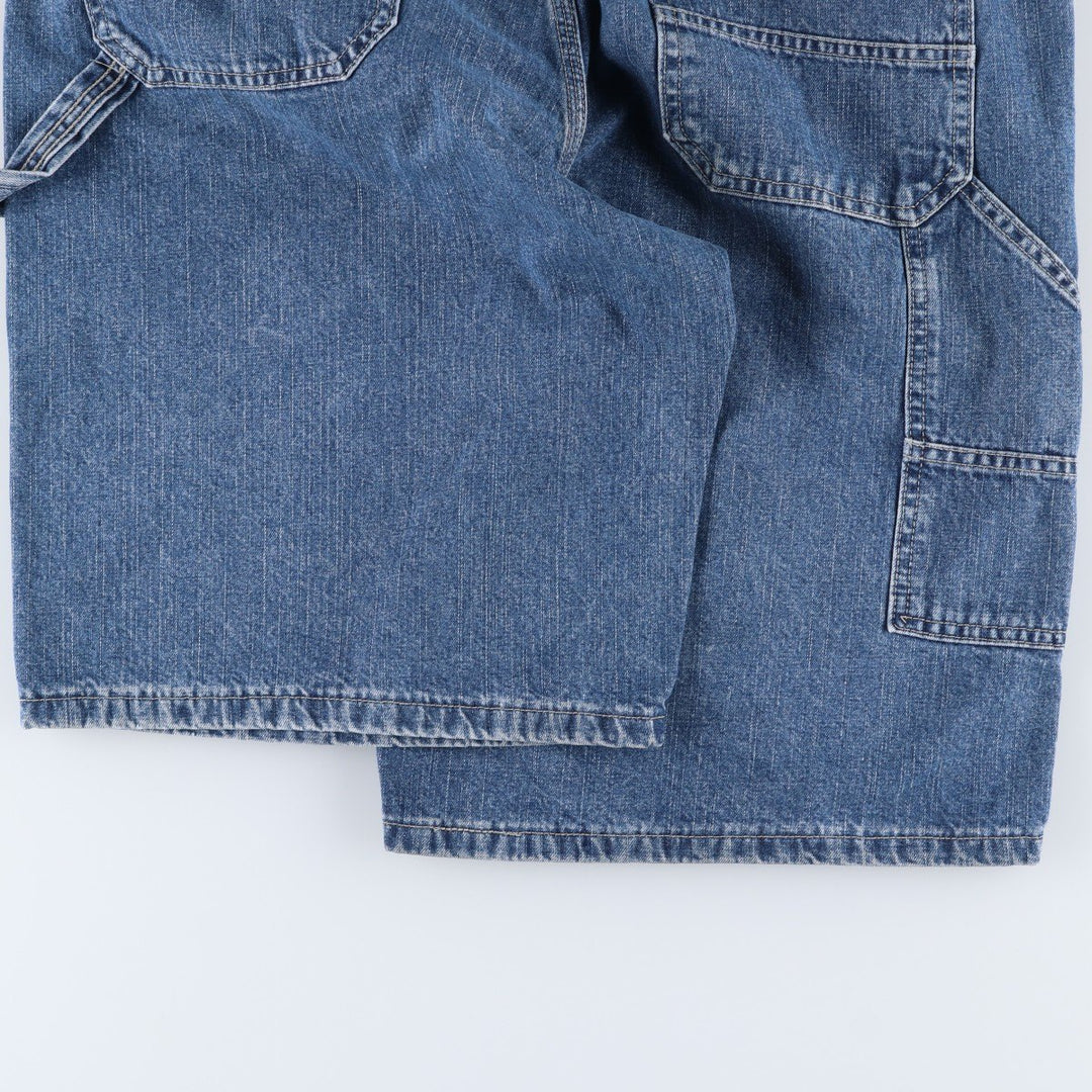 Lee denim painter shorts, men's size W35 (approx.) cotton blue type Vintage Second Hand