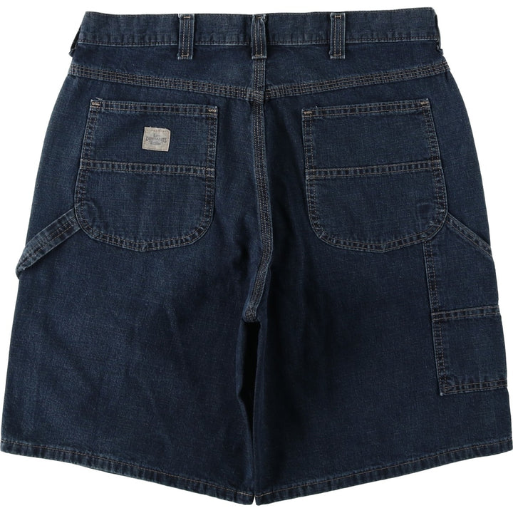 Lee denim painter shorts, men's size W36 (approx.) cotton navy blue type Vintage Second Hand
