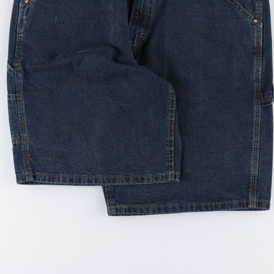 Lee denim painter shorts, men's size W36 (approx.) cotton navy blue type Vintage Second Hand