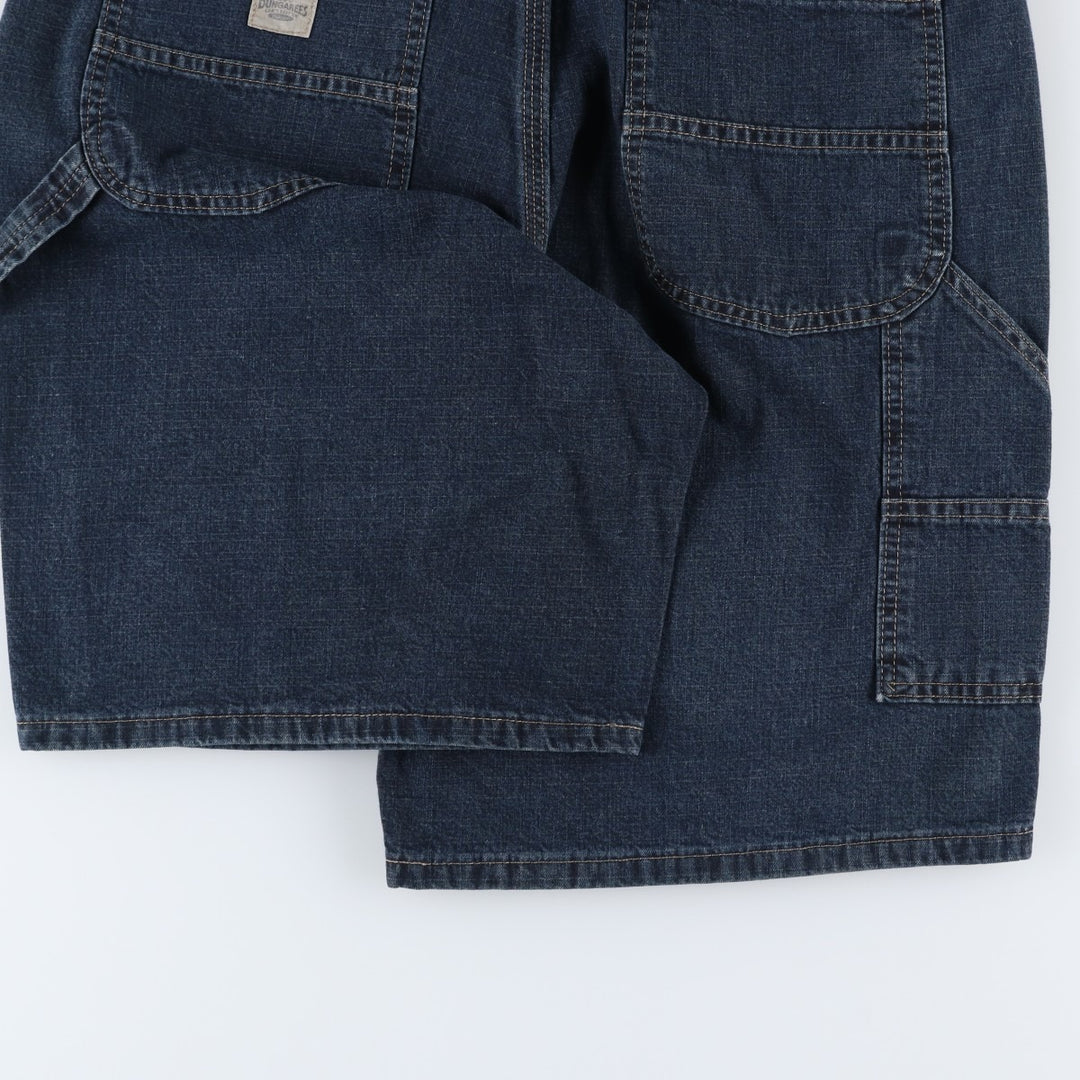 Lee denim painter shorts, men's size W36 (approx.) cotton navy blue type Vintage Second Hand