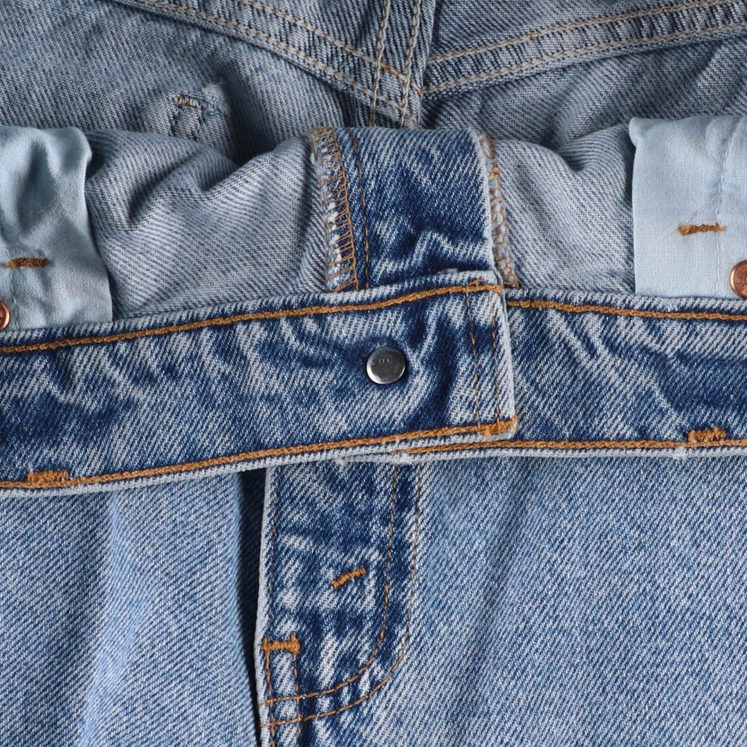 90'S Levi's 550 Relaxed Fit Orange Tab Denim Shorts (Men's W35 equivalent) cotton blue type Vintage Second Hand