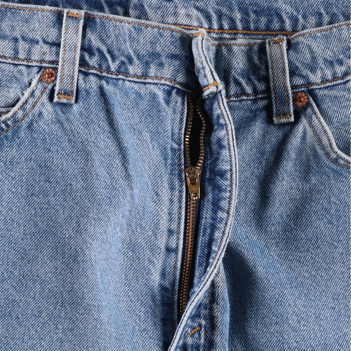 90'S Levi's 550 Relaxed Fit Orange Tab Denim Shorts (Men's W35 equivalent) cotton blue type Vintage Second Hand