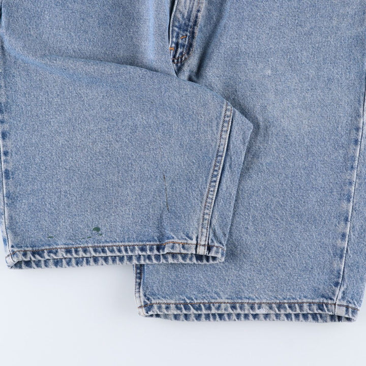 90'S Levi's 550 Relaxed Fit Orange Tab Denim Shorts (Men's W35 equivalent) cotton blue type Vintage Second Hand