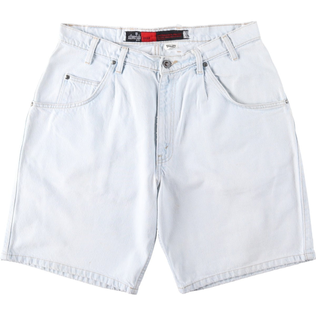 Levi's SILVER TAB Loose Denim Shorts (Men's W35 equivalent) unclear Blue type light blue Vintage Second Hand