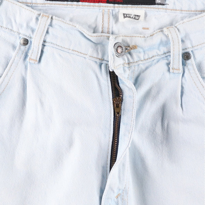 Levi's SILVER TAB Loose Denim Shorts (Men's W35 equivalent) unclear Blue type light blue Vintage Second Hand