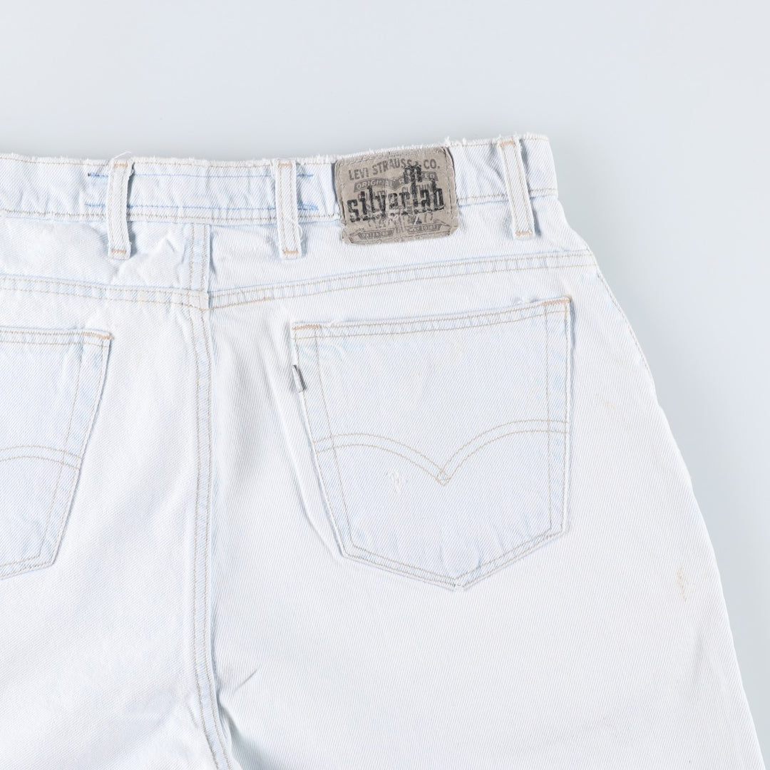 Levi's SILVER TAB Loose Denim Shorts (Men's W35 equivalent) unclear Blue type light blue Vintage Second Hand