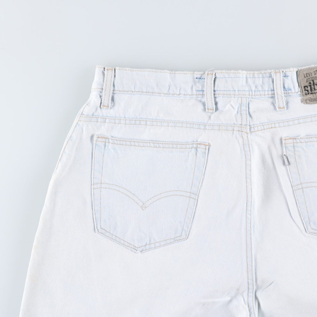 Levi's SILVER TAB Loose Denim Shorts (Men's W35 equivalent) unclear Blue type light blue Vintage Second Hand