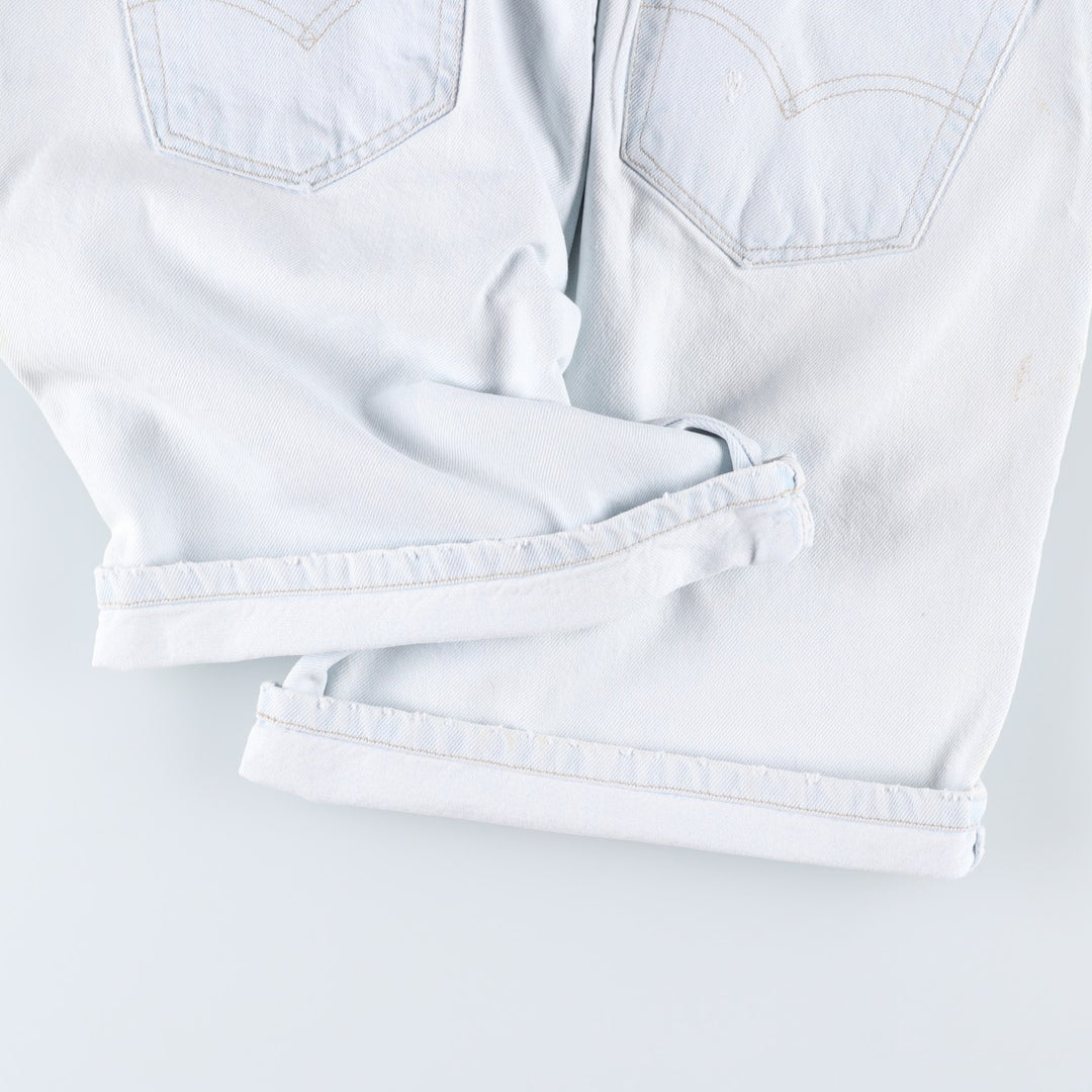 Levi's SILVER TAB Loose Denim Shorts (Men's W35 equivalent) unclear Blue type light blue Vintage Second Hand