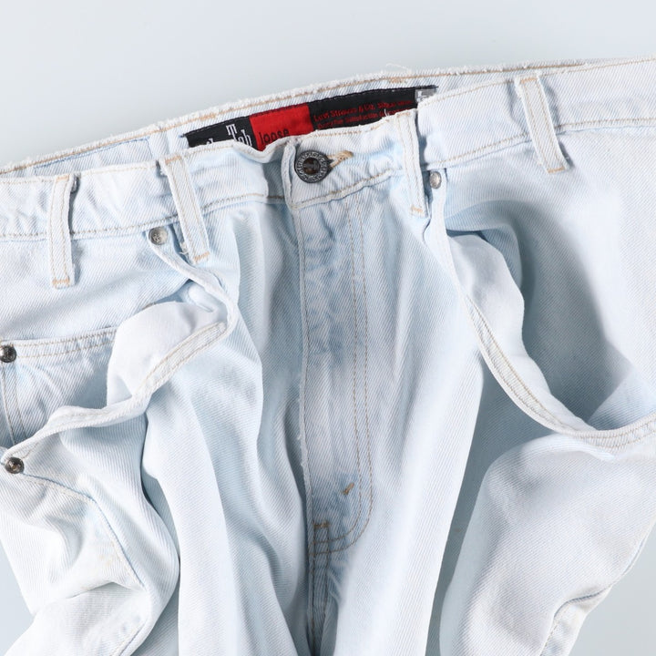 Levi's SILVER TAB Loose Denim Shorts (Men's W35 equivalent) unclear Blue type light blue Vintage Second Hand