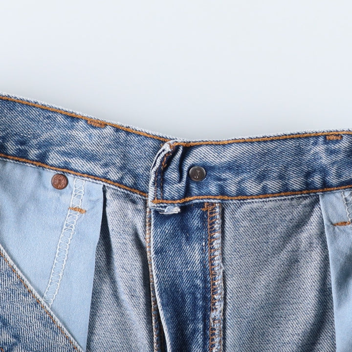 2000'S Levi's 550 Relaxed Fit Denim Shorts, Made in USA, Men's Size W37 (approx.) cotton blue type Vintage Second Hand
