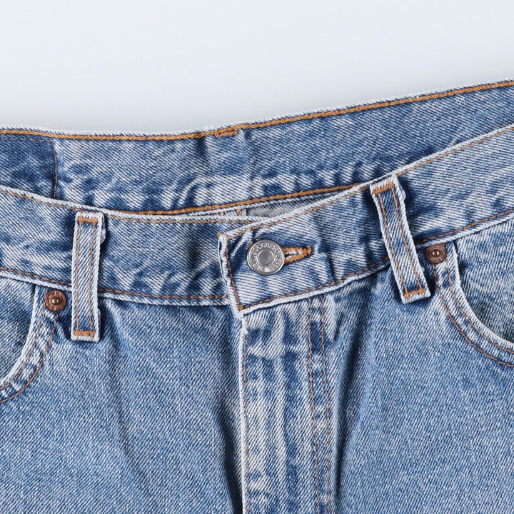 2000'S Levi's 550 Relaxed Fit Denim Shorts, Made in USA, Men's Size W37 (approx.) cotton blue type Vintage Second Hand