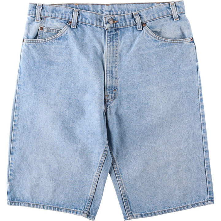 90'S Levi's Orange Tab Denim Shorts, Half Pants, Made in USA, Men's W37 (approx.), Vintage cotton blue type Vintage Second Hand