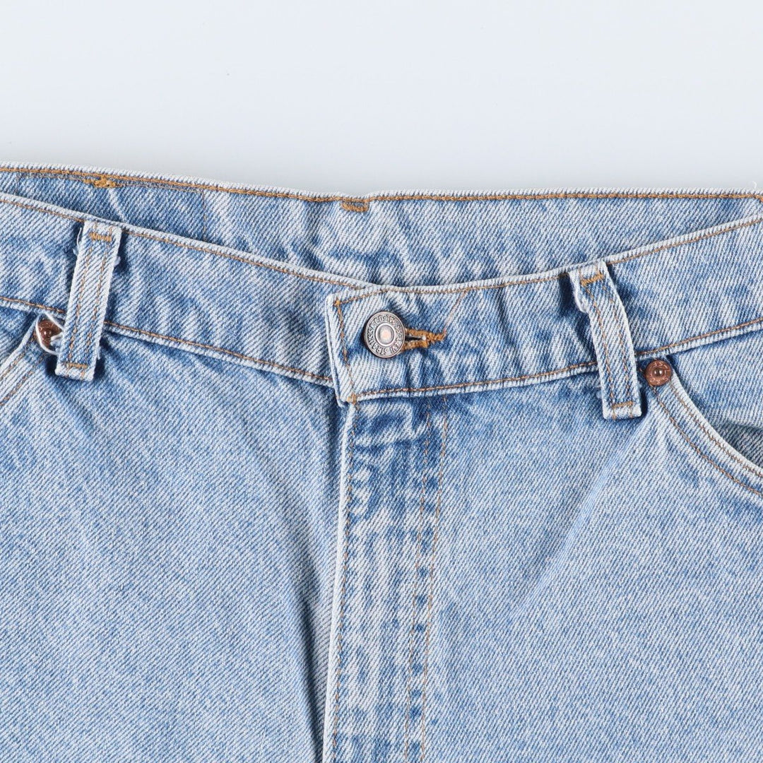 90'S Levi's Orange Tab Denim Shorts, Half Pants, Made in USA, Men's W37 (approx.), Vintage cotton blue type Vintage Second Hand