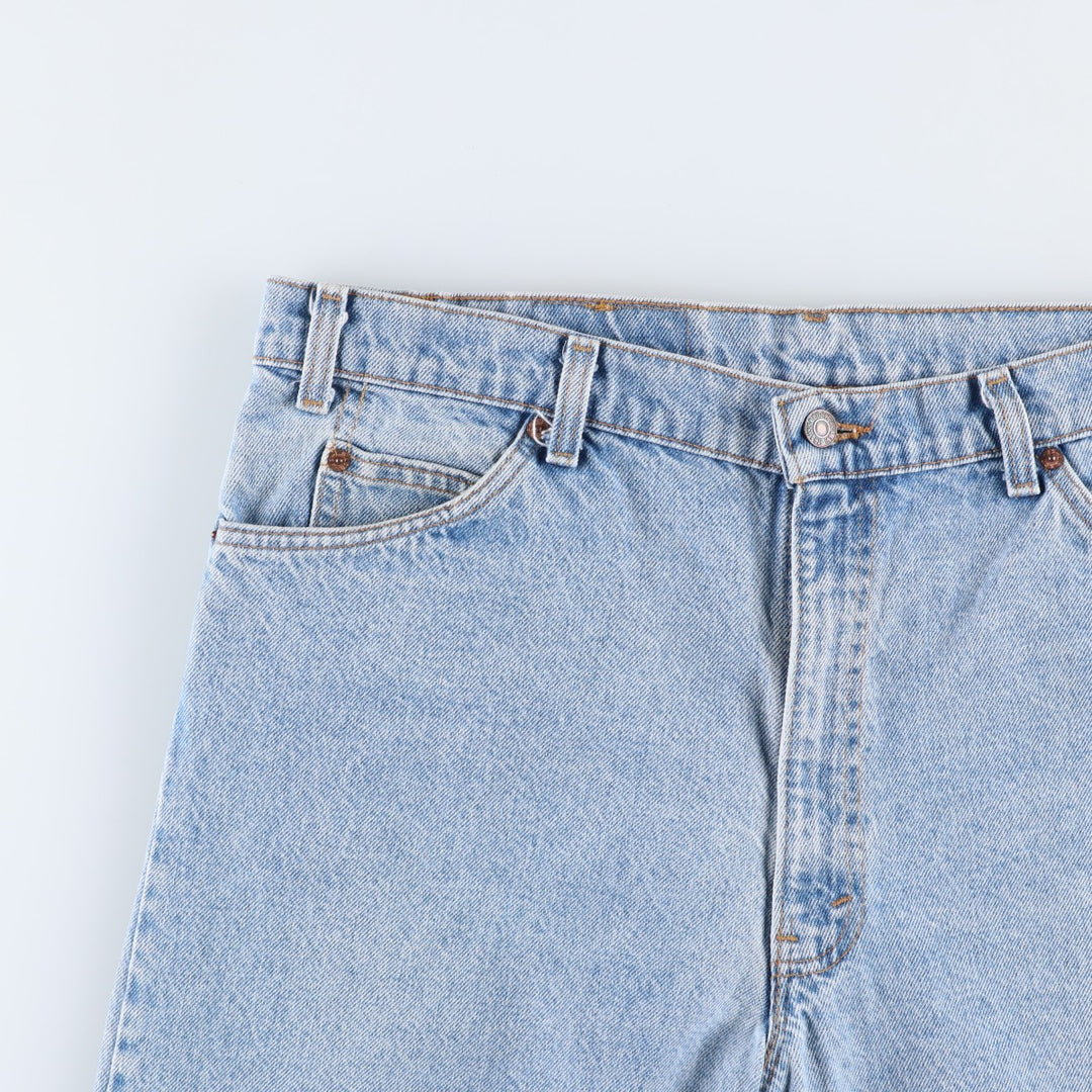 90'S Levi's Orange Tab Denim Shorts, Half Pants, Made in USA, Men's W37 (approx.), Vintage cotton blue type Vintage Second Hand