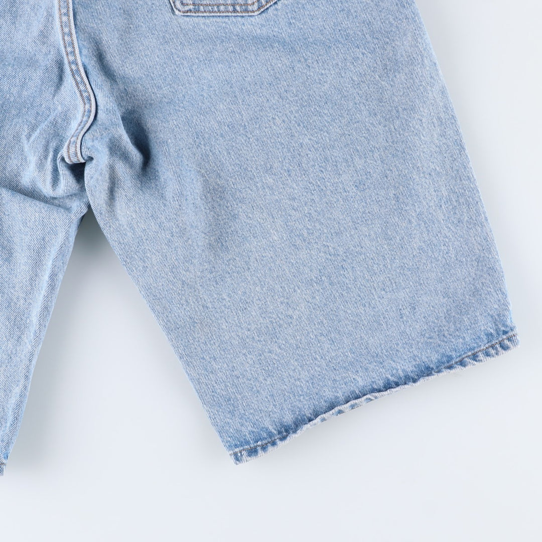 90'S Levi's Orange Tab Denim Shorts, Half Pants, Made in USA, Men's W37 (approx.), Vintage cotton blue type Vintage Second Hand