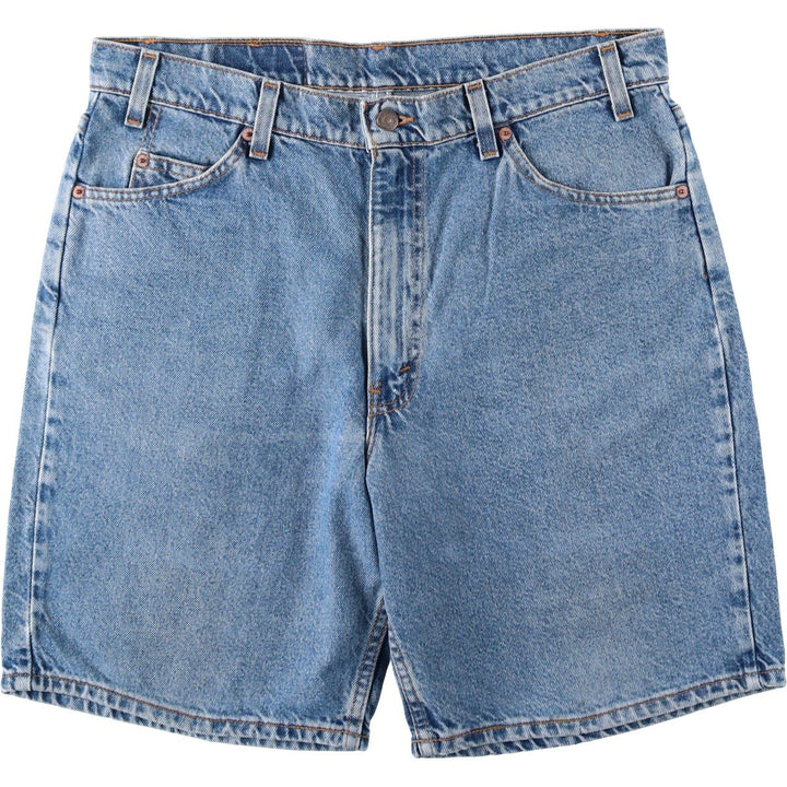 Levi's denim shorts, short pants, men's size w36 unclear blue type Vintage Second Hand