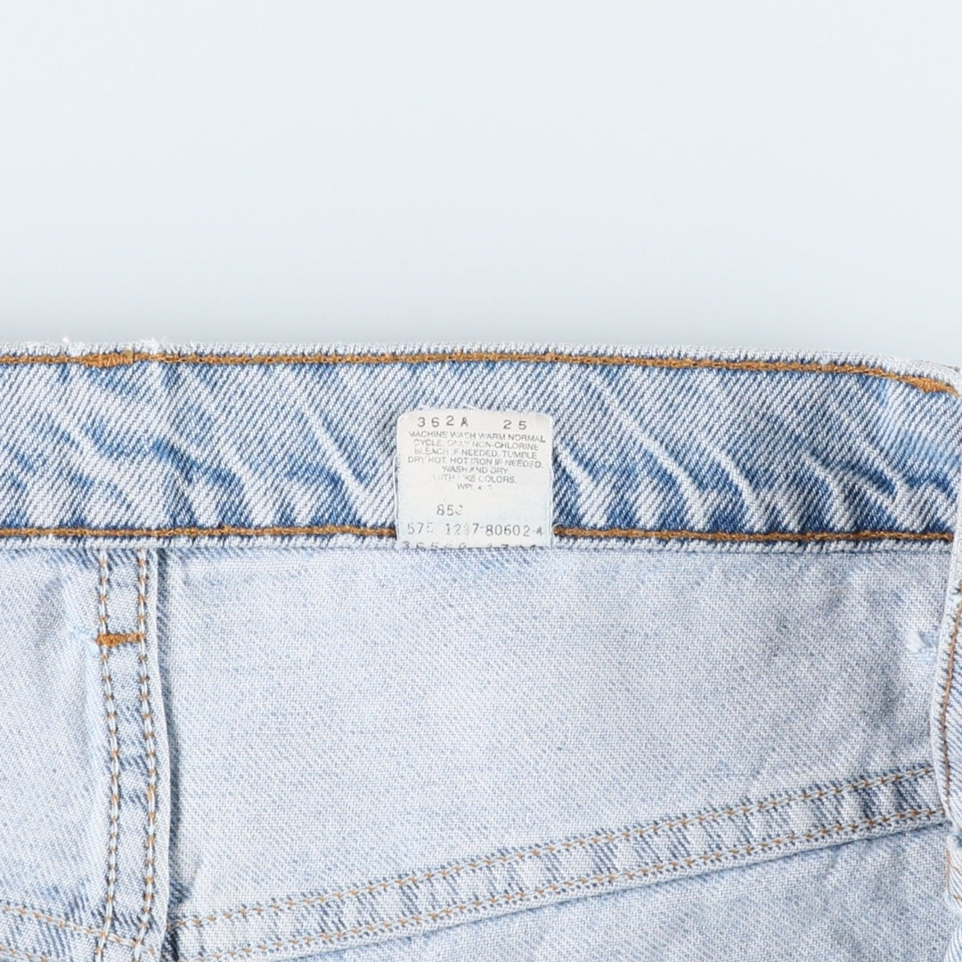 90'S Levi's 560 Loose Fit Denim Shorts, Made in USA, Men's W37 (approx.), Vintage. cotton Blue type light blue Vintage Second Hand