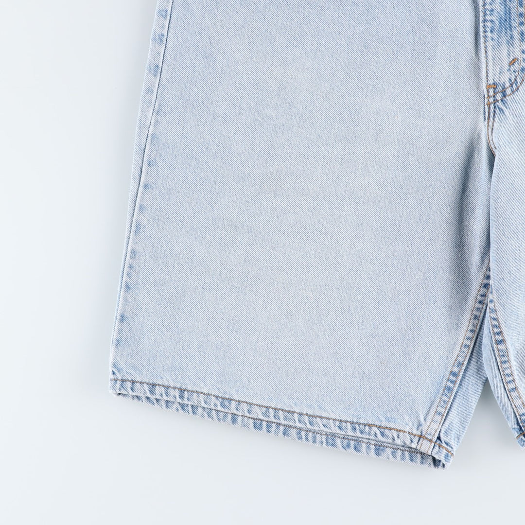 90'S Levi's 560 Loose Fit Denim Shorts, Made in USA, Men's W37 (approx.), Vintage. cotton Blue type light blue Vintage Second Hand