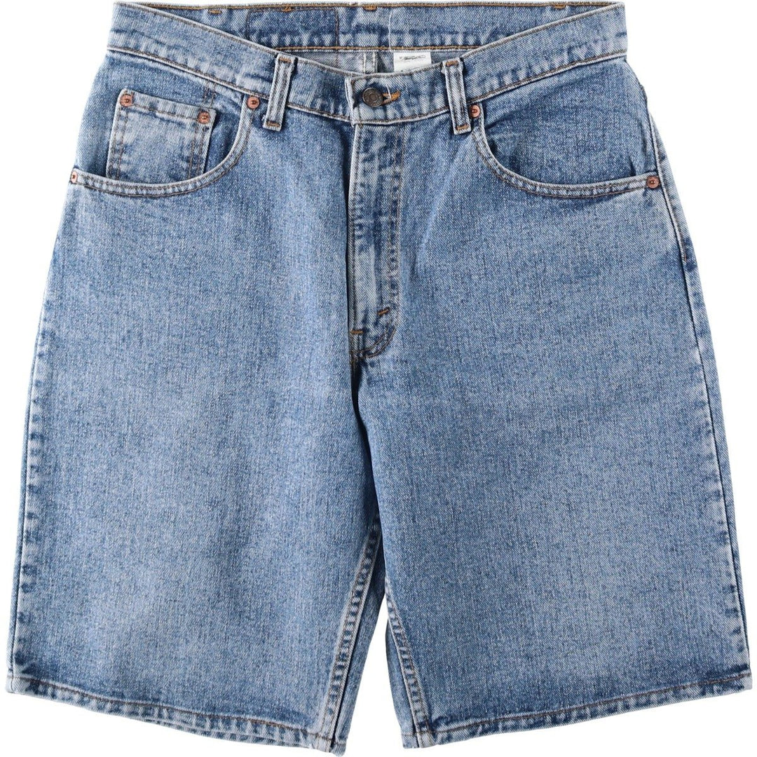 90'S Levi's 550 Denim Shorts, Half Pants, Made in USA, Men's W34 (approx.), Vintage cotton blue type Vintage Second Hand