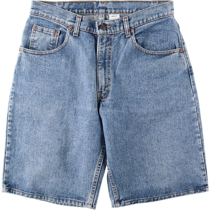 90'S Levi's 550 Denim Shorts, Half Pants, Made in USA, Men's W34 (approx.), Vintage cotton blue type Vintage Second Hand