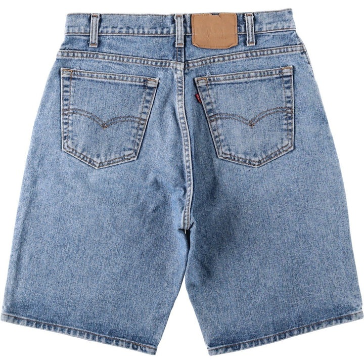 90'S Levi's 550 Denim Shorts, Half Pants, Made in USA, Men's W34 (approx.), Vintage cotton blue type Vintage Second Hand