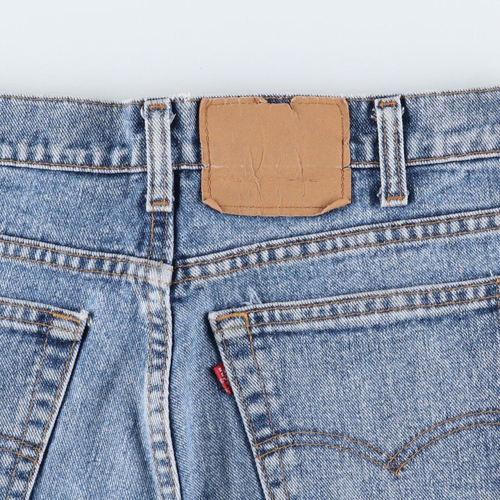 90'S Levi's 550 Denim Shorts, Half Pants, Made in USA, Men's W34 (approx.), Vintage cotton blue type Vintage Second Hand