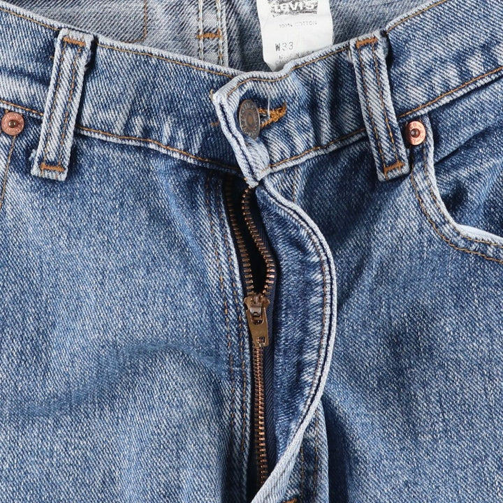90'S Levi's 550 Denim Shorts, Half Pants, Made in USA, Men's W34 (approx.), Vintage cotton blue type Vintage Second Hand