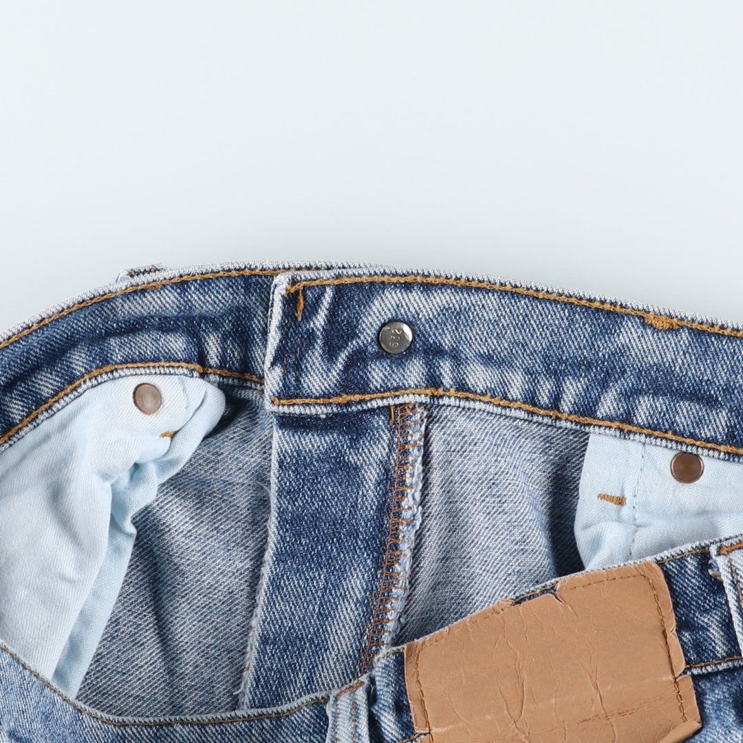 90'S Levi's 550 Denim Shorts, Half Pants, Made in USA, Men's W34 (approx.), Vintage cotton blue type Vintage Second Hand