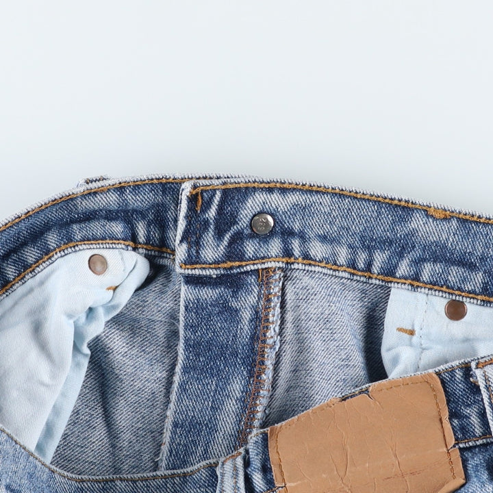 90'S Levi's 550 Denim Shorts, Half Pants, Made in USA, Men's W34 (approx.), Vintage cotton blue type Vintage Second Hand