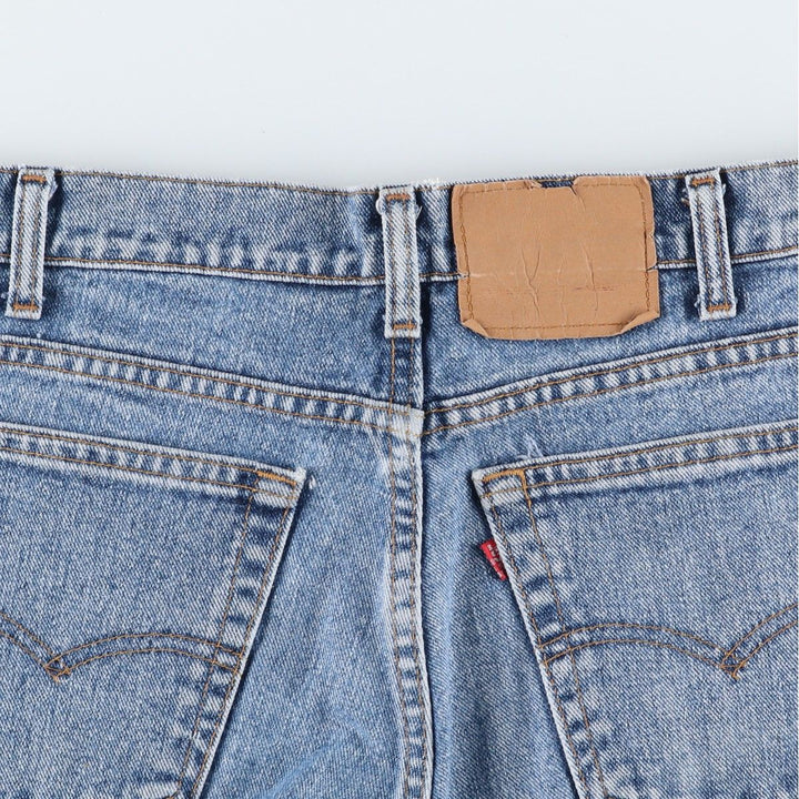 90'S Levi's 550 Denim Shorts, Half Pants, Made in USA, Men's W34 (approx.), Vintage cotton blue type Vintage Second Hand