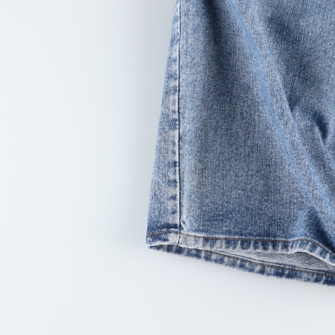 90'S Levi's 550 Denim Shorts, Half Pants, Made in USA, Men's W34 (approx.), Vintage cotton blue type Vintage Second Hand
