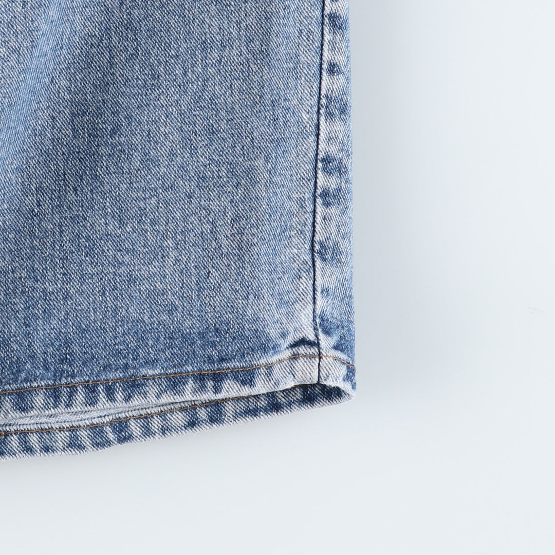 90'S Levi's 550 Denim Shorts, Half Pants, Made in USA, Men's W34 (approx.), Vintage cotton blue type Vintage Second Hand