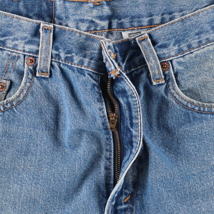 2000'S Levi's 550 Relaxed Fit Denim Shorts, Made in USA, Men's Size W34 (approx.) cotton blue type Vintage Second Hand
