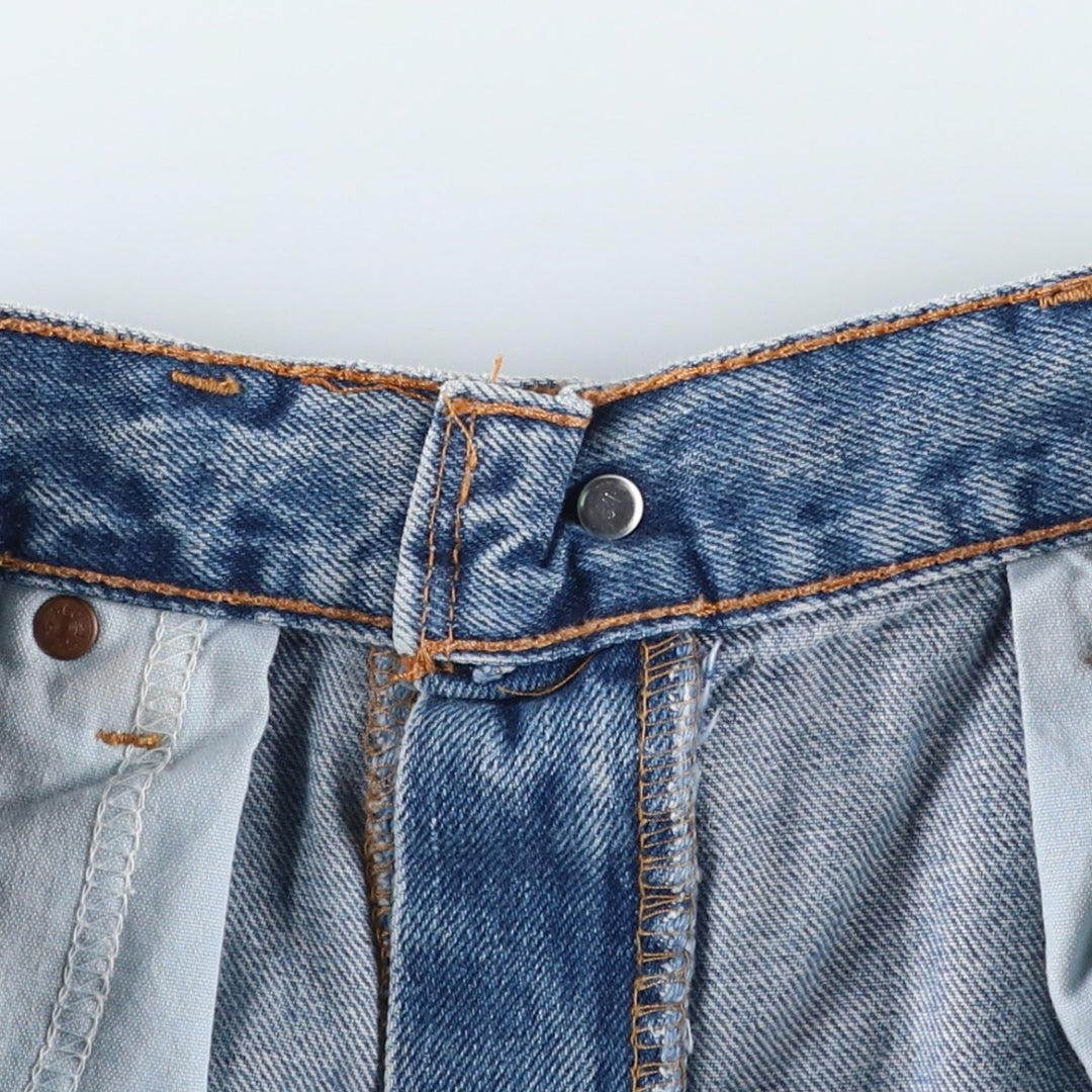 2000'S Levi's 550 Relaxed Fit Denim Shorts, Made in USA, Men's Size W34 (approx.) cotton blue type Vintage Second Hand