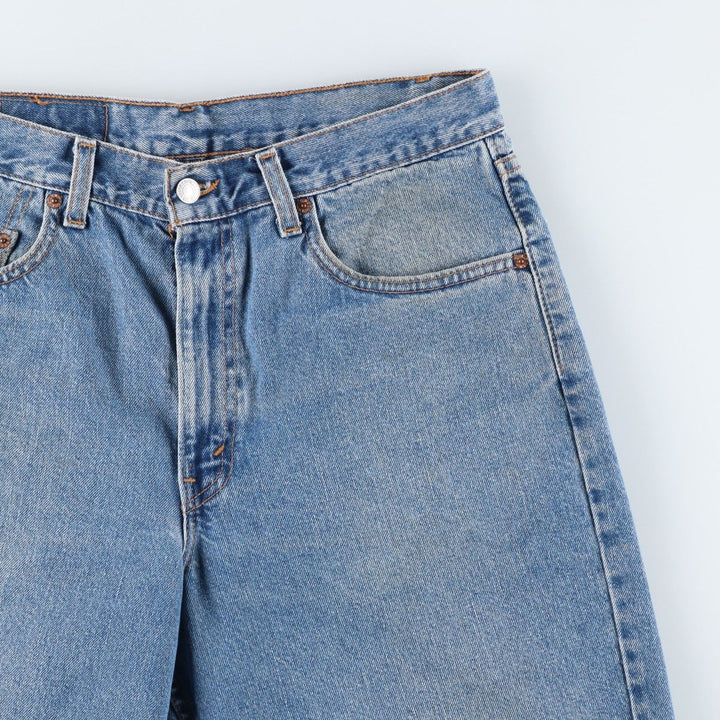 2000'S Levi's 550 Relaxed Fit Denim Shorts, Made in USA, Men's Size W34 (approx.) cotton blue type Vintage Second Hand
