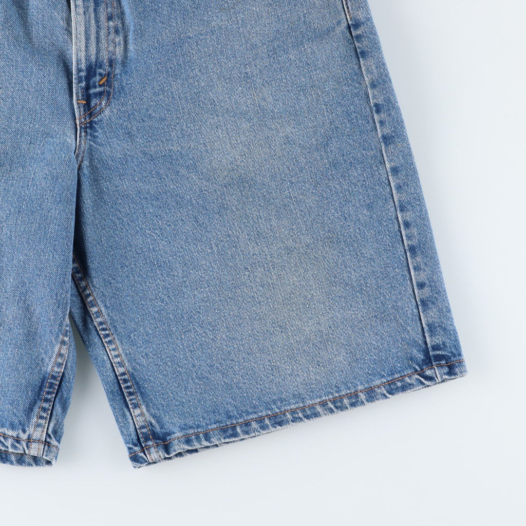 2000'S Levi's 550 Relaxed Fit Denim Shorts, Made in USA, Men's Size W34 (approx.) cotton blue type Vintage Second Hand
