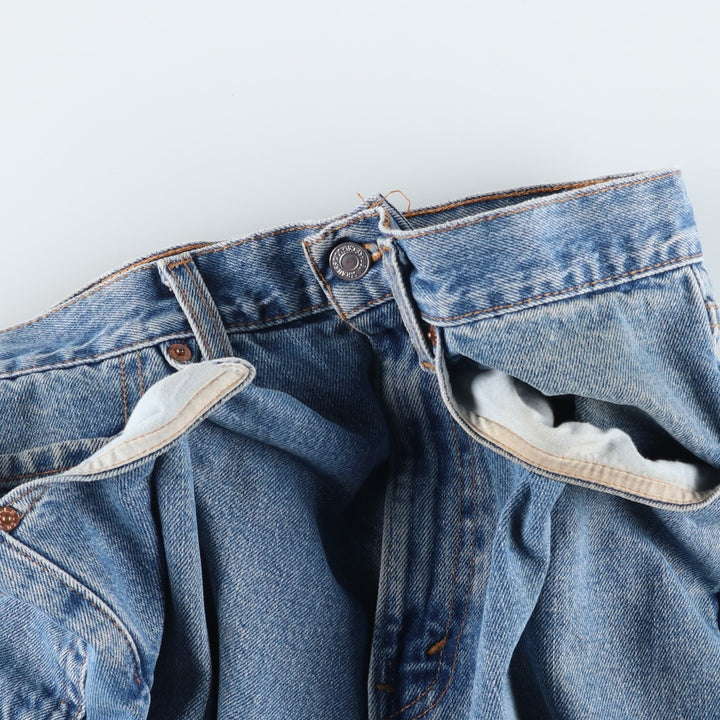 2000'S Levi's 550 Relaxed Fit Denim Shorts, Made in USA, Men's Size W34 (approx.) cotton blue type Vintage Second Hand