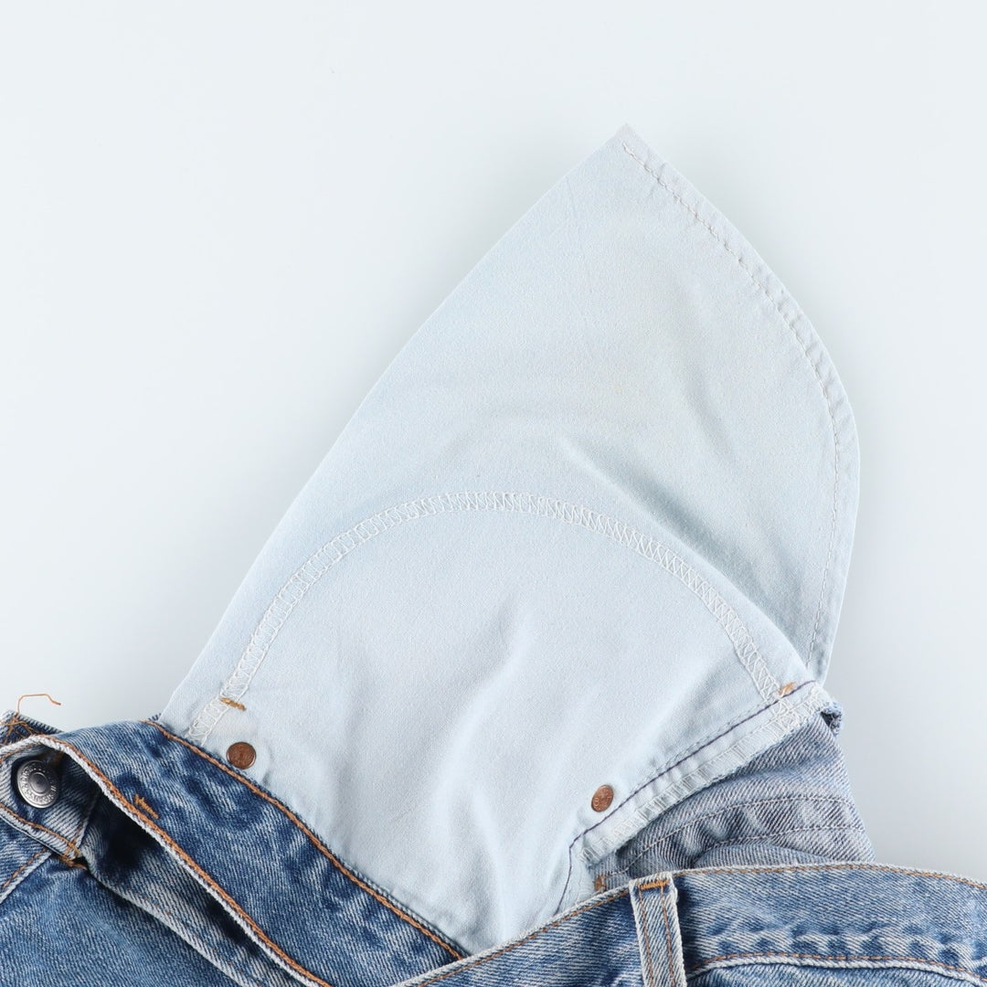 2000'S Levi's 550 Relaxed Fit Denim Shorts, Made in USA, Men's Size W34 (approx.) cotton blue type Vintage Second Hand