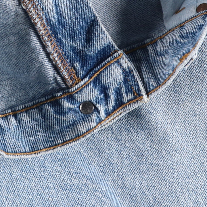 Levi's 550 Relaxed Fit Orange Tab Denim Shorts, Made in USA, Men's Size W36 (approx.), Vintage cotton Blue type light blue Vintage Second Hand