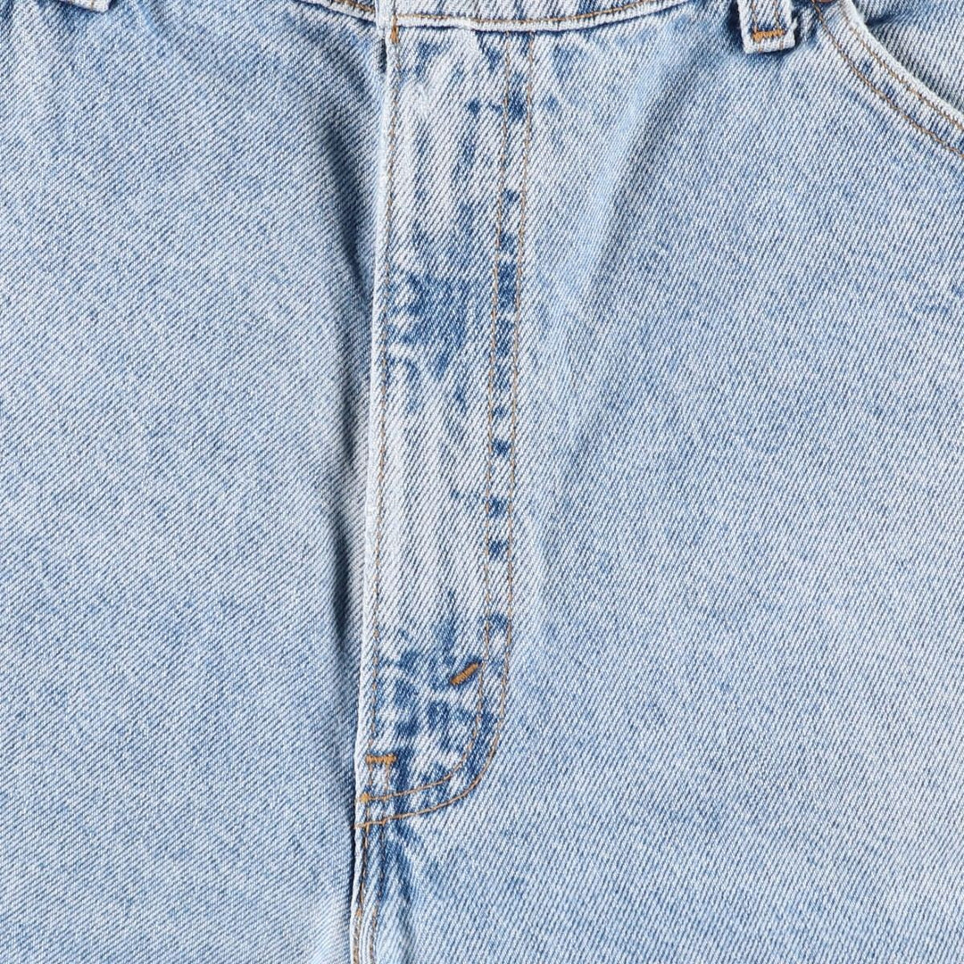 Levi's 550 Relaxed Fit Orange Tab Denim Shorts, Made in USA, Men's Size W36 (approx.), Vintage cotton Blue type light blue Vintage Second Hand