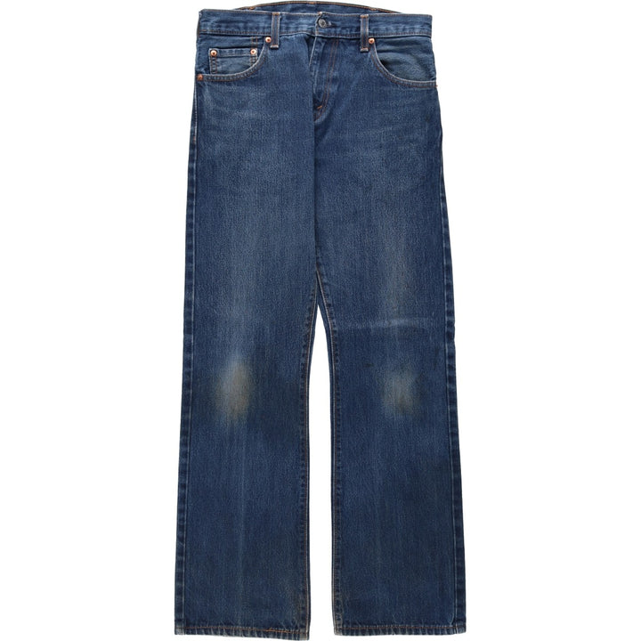 Levi's 517 Bootcut Denim Pants, Men's, Size W30 cotton blue type Vintage Second Hand