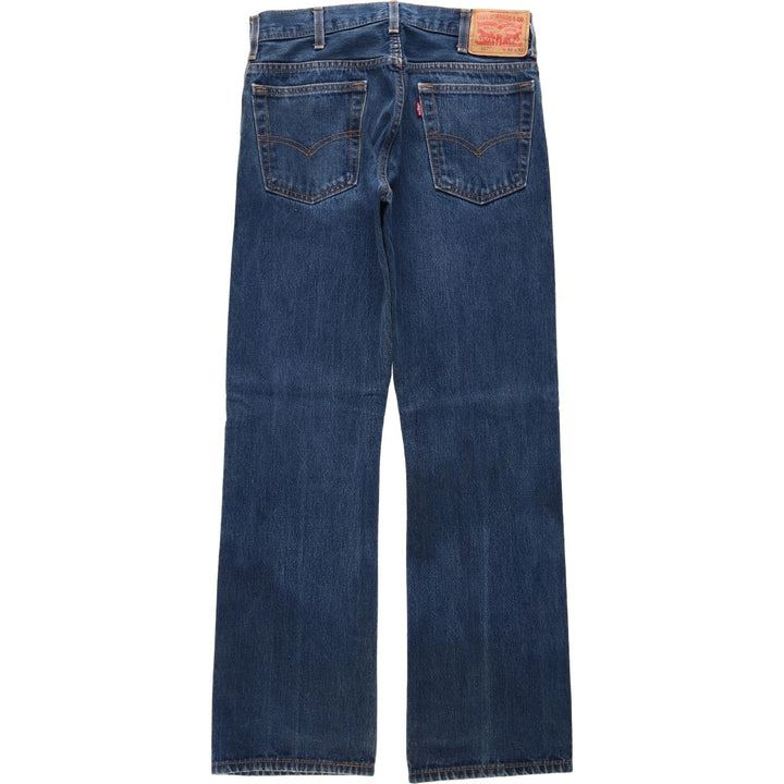 Levi's 517 Bootcut Denim Pants, Men's, Size W30 cotton blue type Vintage Second Hand