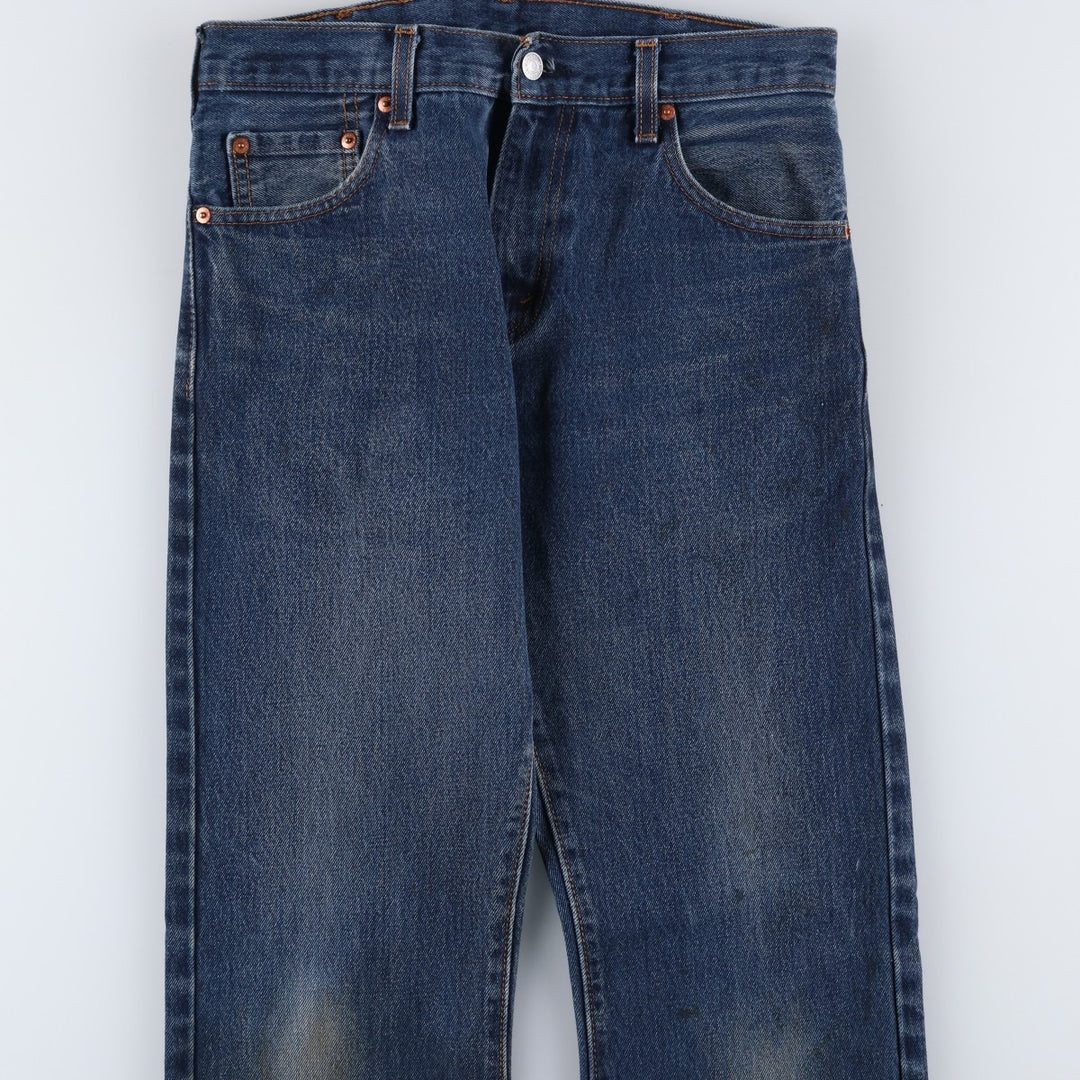 Levi's 517 Bootcut Denim Pants, Men's, Size W30 cotton blue type Vintage Second Hand