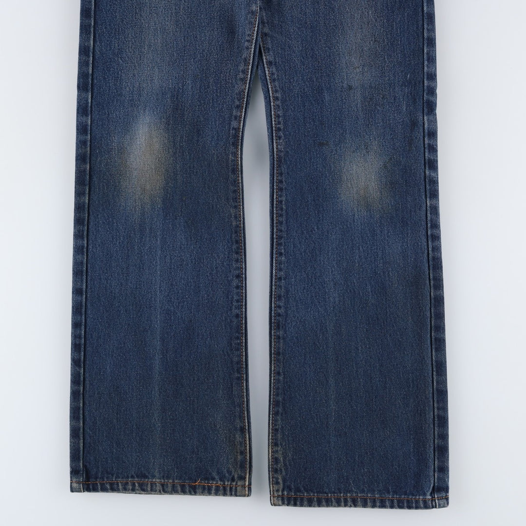 Levi's 517 Bootcut Denim Pants, Men's, Size W30 cotton blue type Vintage Second Hand