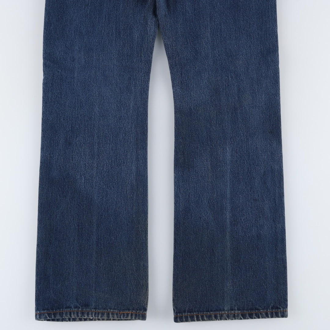Levi's 517 Bootcut Denim Pants, Men's, Size W30 cotton blue type Vintage Second Hand