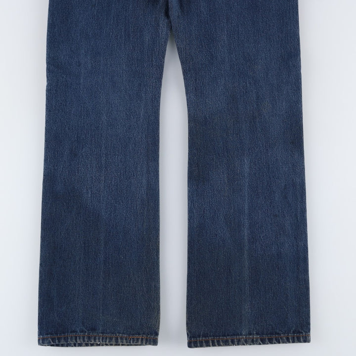 Levi's 517 Bootcut Denim Pants, Men's, Size W30 cotton blue type Vintage Second Hand