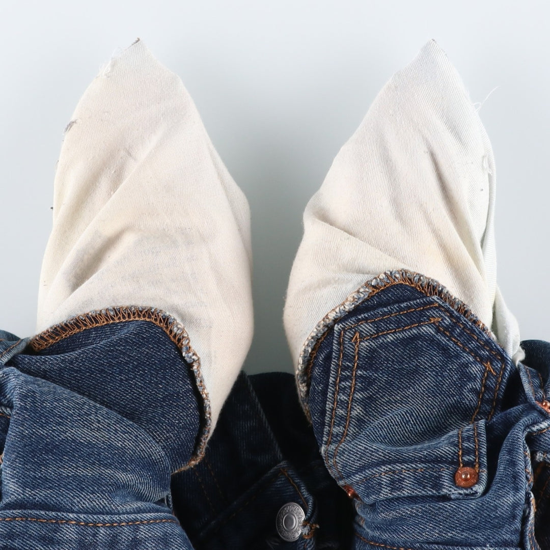 Levi's 517 Bootcut Denim Pants, Men's, Size W30 cotton blue type Vintage Second Hand