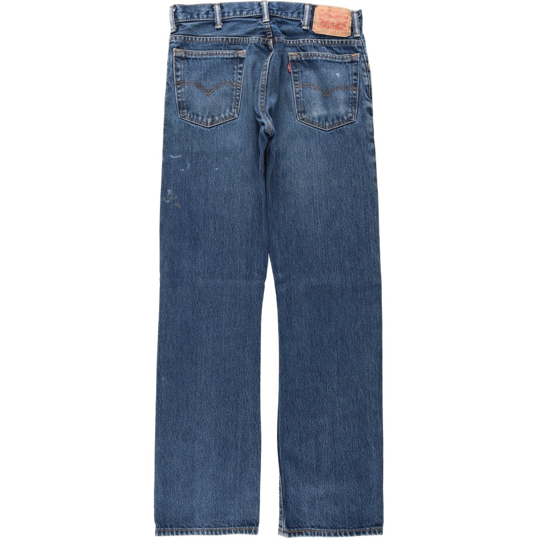 Levi's 517 Bootcut Denim Pants for Men, W32 equivalent cotton blue type Vintage Second Hand