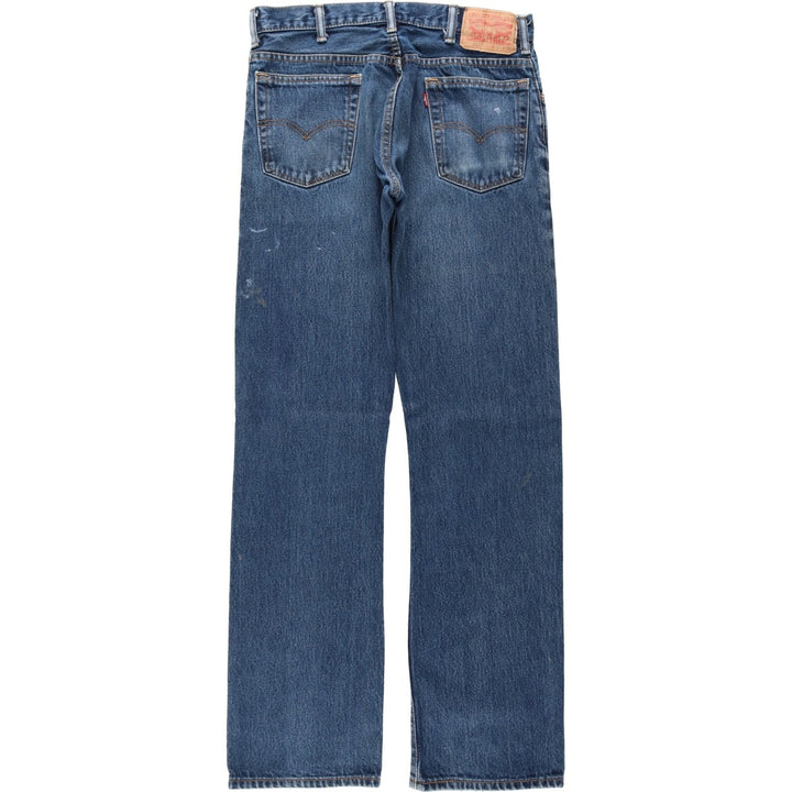 Levi's 517 Bootcut Denim Pants for Men, W32 equivalent cotton blue type Vintage Second Hand