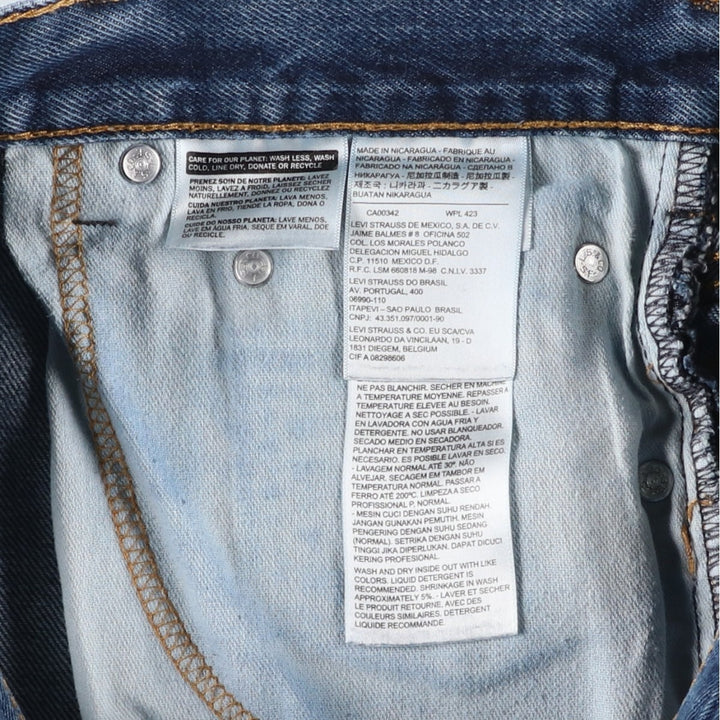 Levi's 517 Bootcut Denim Pants for Men, W32 equivalent cotton blue type Vintage Second Hand